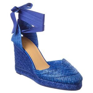 Castañer Cacia C Wedge Sandal, Blue